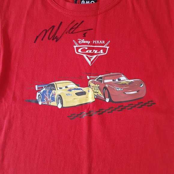 Mark Winterbottom Signed Kids T-Shirt Disney Pixar Cars 2 Frosty Size 6 - Picture 3 of 9